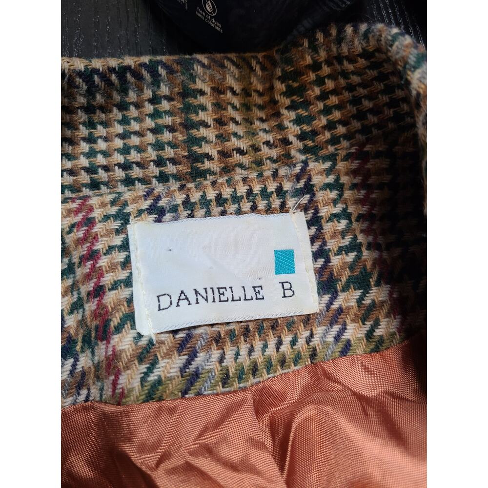 Vintage Danielle B houndstooth blazer - Picture 4 of 5